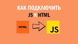 Как подключить javascript к html | HTML уроки