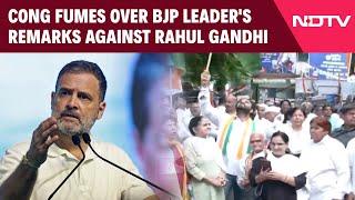 Congress Protest | Congress Protests In Delhi Over BJP Leader's Remark Against Rahul Gandhi