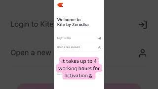How long does it take to start trading? Zerodha trading tutorial #shorts #zerodha #trading