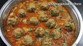 Kofte ka Khorma Recipe || Meatballs Curry |Kofta Curry