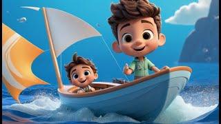Ride the Boat with Freddie Fish | Ocean Adventure Song for Kids | Fun Boat Rhyme for Toddlers