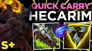 MASTER HECARIM IN THE JUNGLE! - Top 1 Hecarim S16 Wild Rift Gameplay