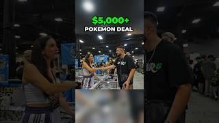 WE DID A $5,000 POKÉMON CARD DEAL AT COLLECT-A-CON  #shorts #pokemon #pokemoncards