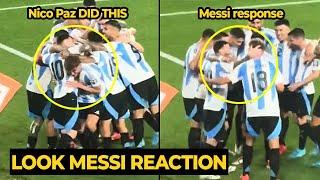 Unseen footage VIRAL Nico Paz treats MESSI like his dad in Argentina DEBUT against Bolivia