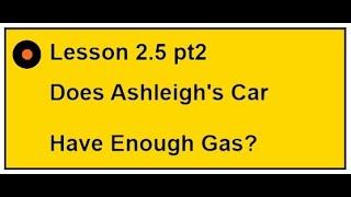 Lesson 2.5 Word Problem pt2