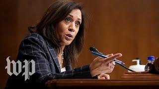 In the Senate, Kamala Harris grilled Trump officials and appointees