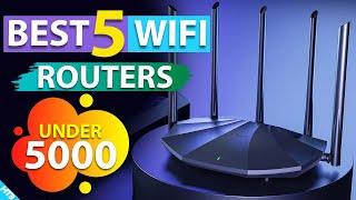 Top 5 Best WiFi 6 Router under 5000 in 2025  Best WiFi Router under 5000 for Home and Office
