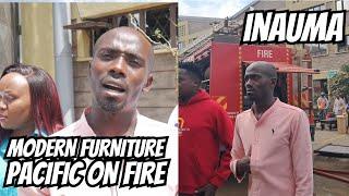 Gibson Murage Finally speaks as fire razes his multi-million Modern Furniture Pacific store!!