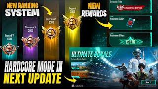 New Hardcore Ultimate Royale Season In PUBG Mobile | OLD Erangel Is Back - PUBG 3.4 Update New Mode