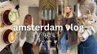 amsterdam vlog | week 2 of 2025, amsterdam girlies events, sunny days, girl dinners & matcha dates