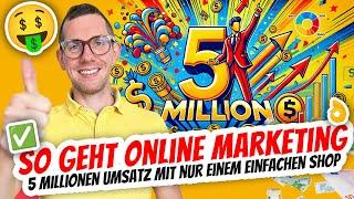 5 Millionen Umsatz  2.720.349 Gewinn dank Konzept  Optimierung durch Florian Ibe ‍️ eCommerce 