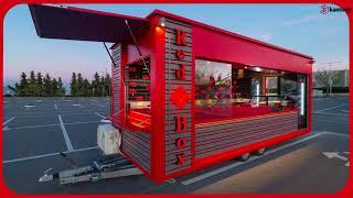 Food Trailer (Canteen), fully equipped (6m length)