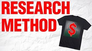 Print On Demand Niche Research - Research Method To Find New Niches On Amazon Merch (Tools)