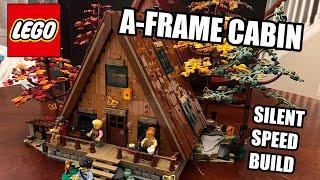 A-Frame Cabin - LEGO Ideas 21338 - Relaxing Silent Speed Build