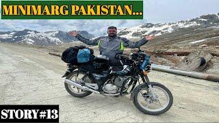 Minimarg the Most Beautiful place in Pakistan Story #13 || Karachi to skardu series || Bike tour