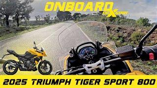 2025 TRIUMPH TIGER SPORT 800 | onboard + sound