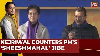 PM Lives In 2300Cr House, Wears Suits Worth Over 10L: Kejriwal Counters PM's 'Sheeshmahal' Attack