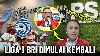 BERITA TERKINI : LIGA 1 BRI INDONESIA SEGERA DIMULAI BEGINI MENURUT KETUA PSSI !!