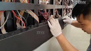 Installation of Flexible LED Screen Display- P1.5 Flexible LED Module with Iron Cabinet