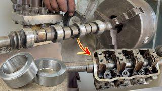 How Humour Mechanic Repaired The Loose Size of The Engine Head Which Caused The Camshaft to Broken….