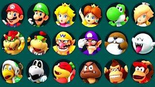 Super Mario Party - All Characters