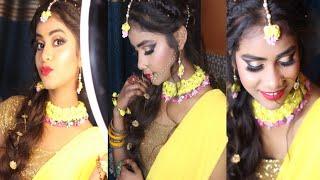 HALDI CEREMONY || Indian Haldi Make-up|| 2020