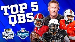 Joel Klatt ranks his Top 5 Quarterbacks in the 2025 NFL Draft: Shedeur Sanders or Cam Ward at #1?