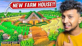 BUILDING MY FIRST ANIMAL & CROP FARM! -MINECRAFT SURVIVAL (Episode 4)