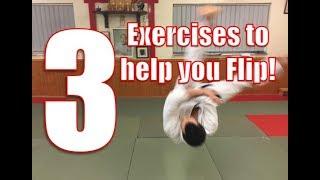 3 exercises to develop your ukemi (breakfalling) - how to Flip!