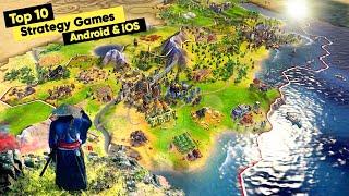 Top 10 STRATEGY GAMES FOR Android & iOS | Top 10 New RTS Games 2023