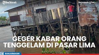 Warga Pasar Lima Geger Kabar Orang Tenggelam, Saksi Sempat Lihat Korban