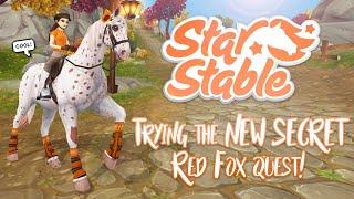Trying out the NEW SECRET Red Fox quest! | Star Stable Updates