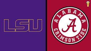 LSU Tigers vs Alabama Crimson Tide Prediction| Week 10 College Football | 11/4/23