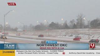 News 9's Colby Thelen Gives A NW OKC Road Update