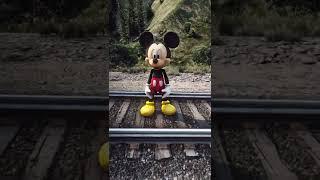 Mickey Mouse meets Thomas The Train Engine #shorts