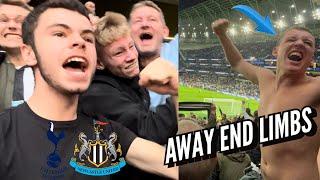 ABSOLUTE SCENES in the *NEWCASTLE AWAY END* against SPURS!!! - Matchday Experience (EPL Vlog)