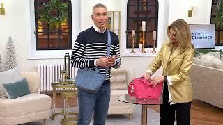 Lug Matte Luxe Crossbody with Tote Handles - Dory Medium on QVC