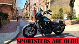 Harley Sportsters Are OLD!!.....AND So Is This Philadelphia Street