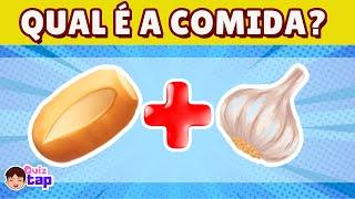 Adivinhe A Comida Pelos Emojis  | Consegue Adivinhar todas?! IMPOSSÍVEL!!! | Quiz Tap