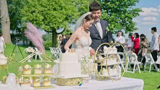 A romantic riverside wedding in Montreal