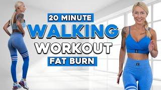 20 MIN WALKING EXERCISE For Weight Loss Walk The Weight Off At Home No Equipment