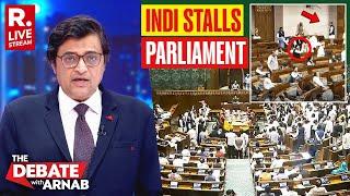 Debate With Arnab LIVE: INDI Mayhem In Parliament Winter Session Continues