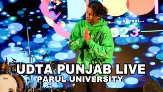 UDTA PUNJAB LIVE PARUL UNIVERSITY 2023 AMAN SHAH JUDGE SHOWCASE