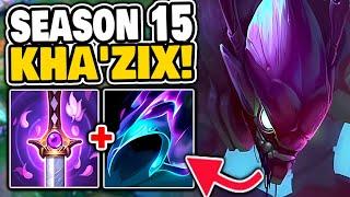 How to KHA'ZIX Jungle in SEASON 15 & CARRY!! NOXUS