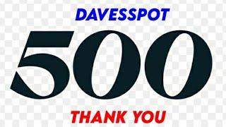 Celebrating 500 subscribers. Thank you everyone and keep watching
