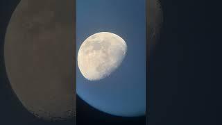 I captured the moon with my SVBONY telescope #moon # astronomy #telescope #SVBONY  #photography