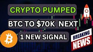  Bitcoin To $70k Today - Crypto Market Pumped Today - Latest Crypto Market News & Updates