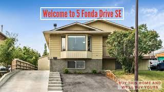 House For Sale 5 Fonda Drive SE, Calgary AB