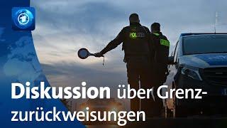 Debatte über Zurückweisungen an der Grenze