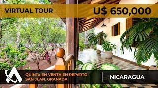 MEMORABLE Quinta en Venta en Granada Nicaragua | Finca de Lujo en Venta en Nicaragua